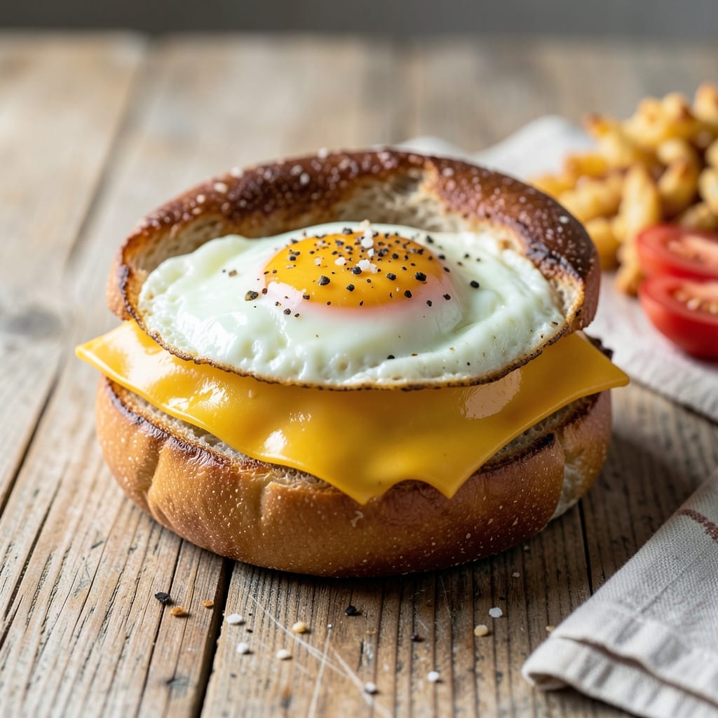 Bagel Egg and Cheese Sandwich Recipe: Toasted Crunch and Melty Perfection