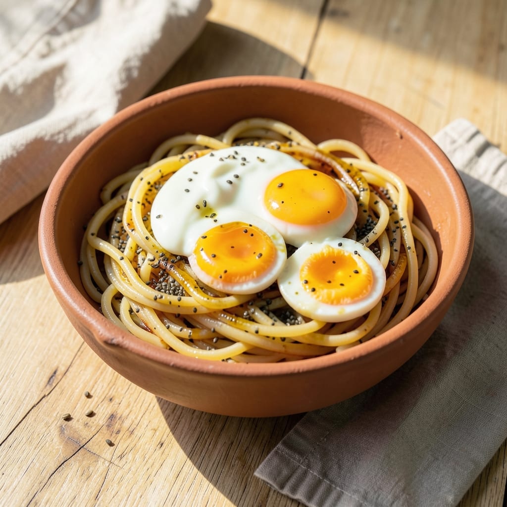 Bengali Egg Pasta Recipe: Spiced Mustard and Cumin Crunch in Every Bite