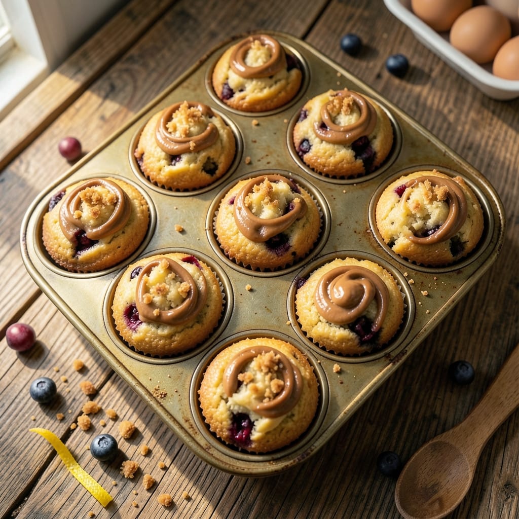 Banana Egg Peanut Butter Blueberry Muffins Recipe: Triple-Layered Sweet-and-Savory Bites