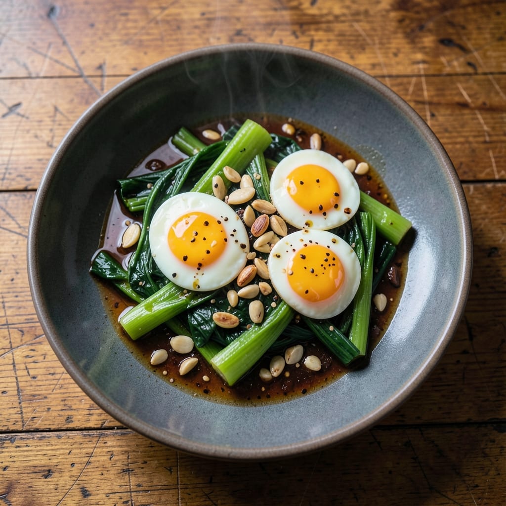 Egg and Bok Choy Recipe: Wok-Fried Umami-Packed Breakfast Bites