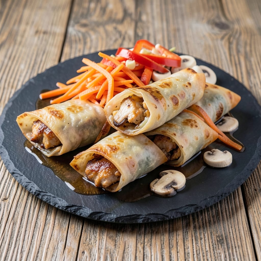 Chicken Egg Roll Recipe Without Cabbage: Crispy Wonton Cups With Savory Scrambled Hearts
