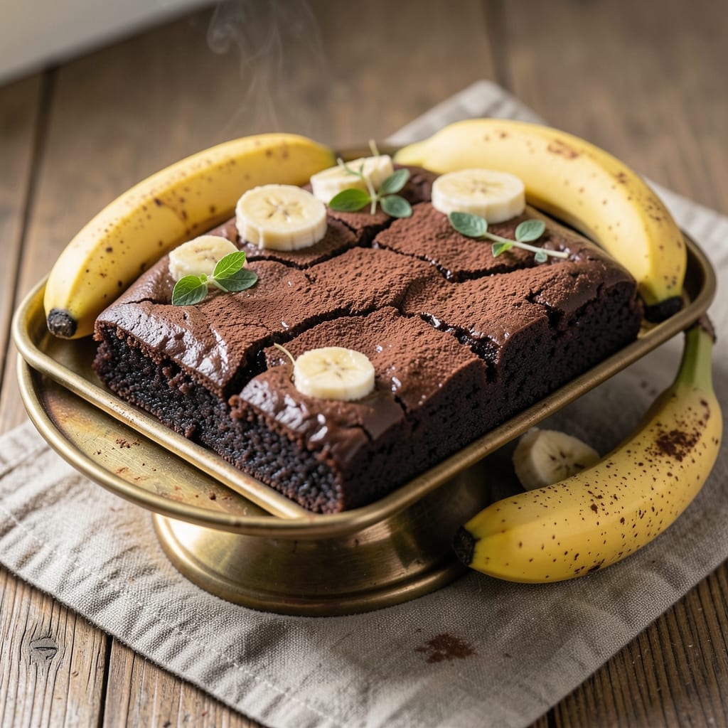 Banana Egg Cocoa Powder Brownie Recipe: Fudgy Depth With Hidden Egg Moisture Boost