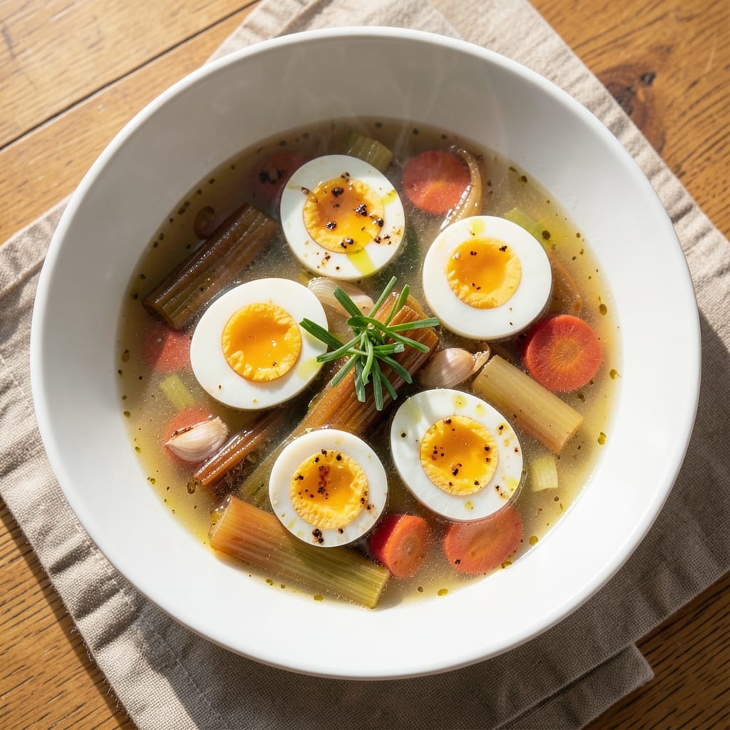 Boiled Egg Stew Recipe: Savory Broth With Silky Egg Ribbons