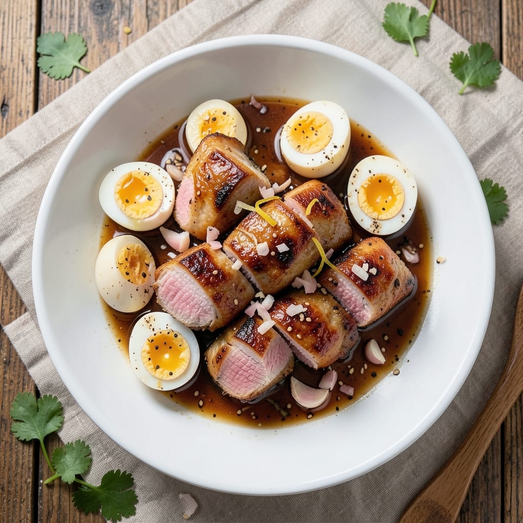 Chicken and Boiled Egg Recipe: Umami Bomb With Silky Egg Ribbons