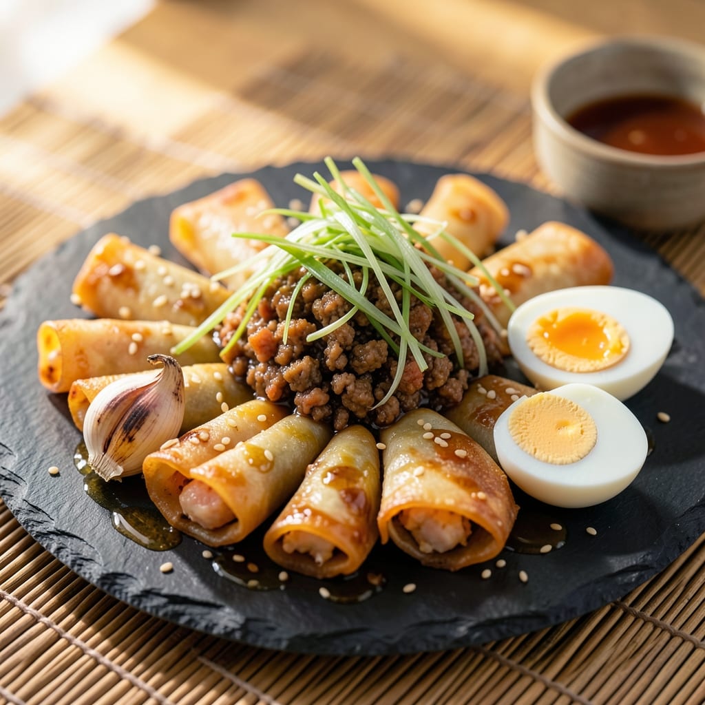 Chinese New Year Egg Roll Recipe: Festive Wonton Crunch With Silky Scrambled Hearts