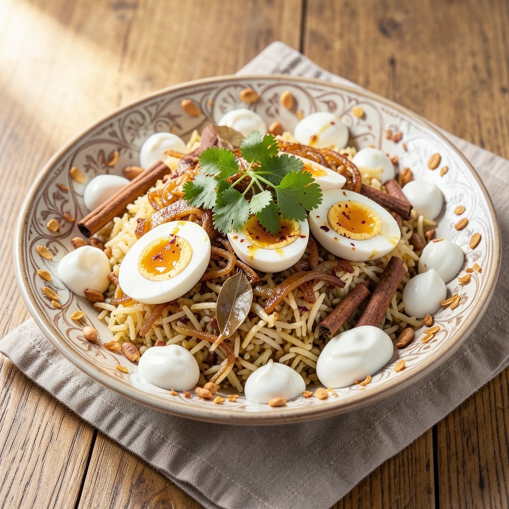 Boiled Egg Biryani Recipe: Fragrant Basmati and Soft-Boiled Eggs in One Pot