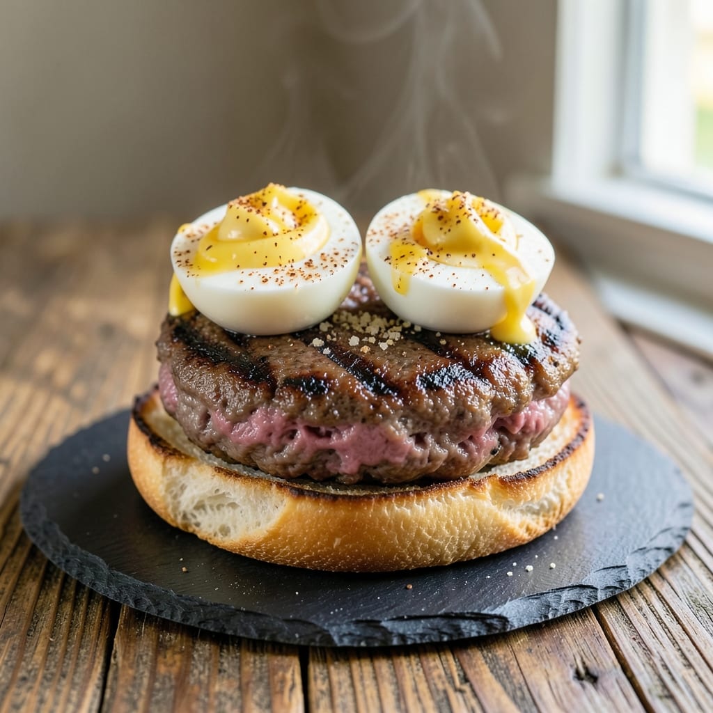 Deviled Egg Hamburger Recipe: Smoky-Spiced Yolk Bites That Rival Diner Classics