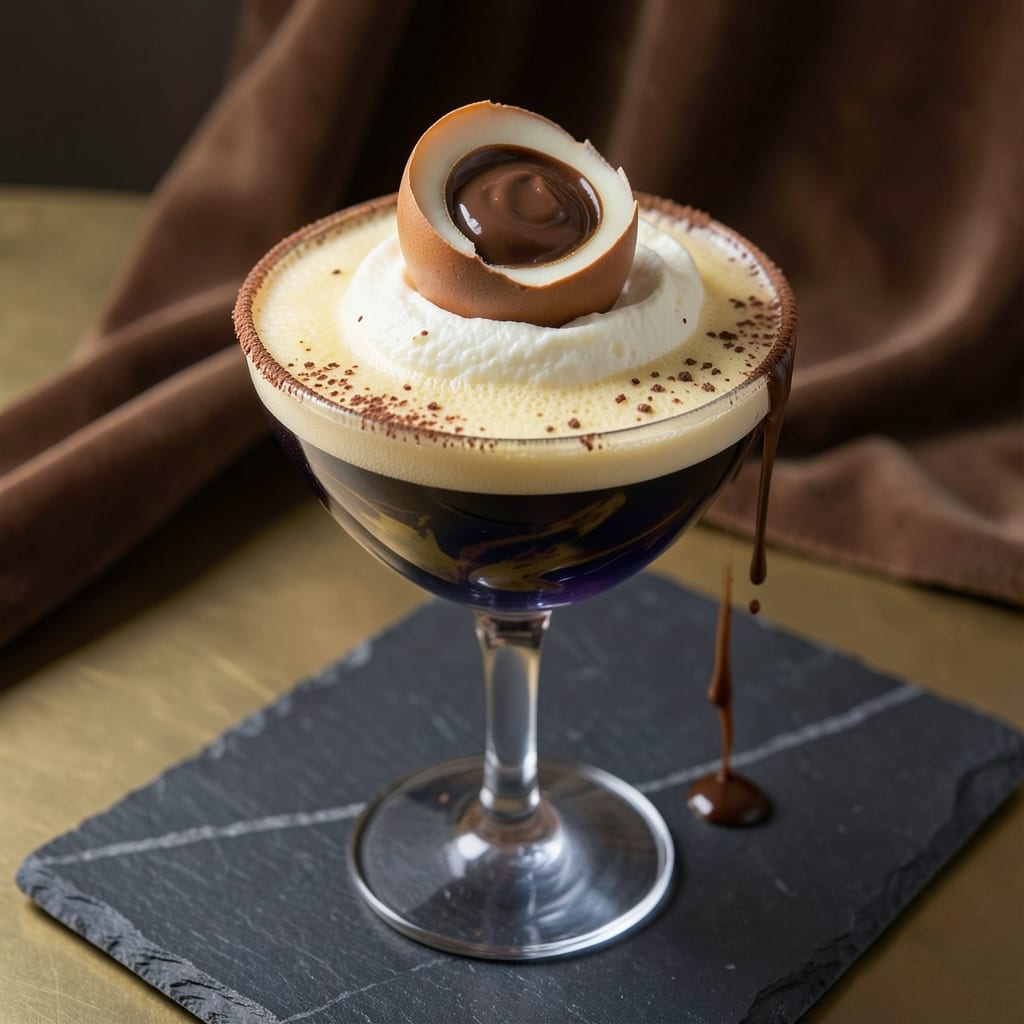 Cadbury Egg Martini Recipe: Boozy Chocolate Breakfast With Silky Yolk Swirls