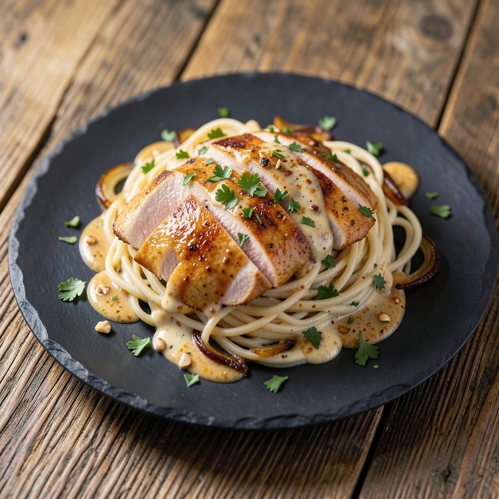 Chicken and Reames Egg Noodles Recipe: One-Pan Creamy Comfort with Homestyle Flavor
