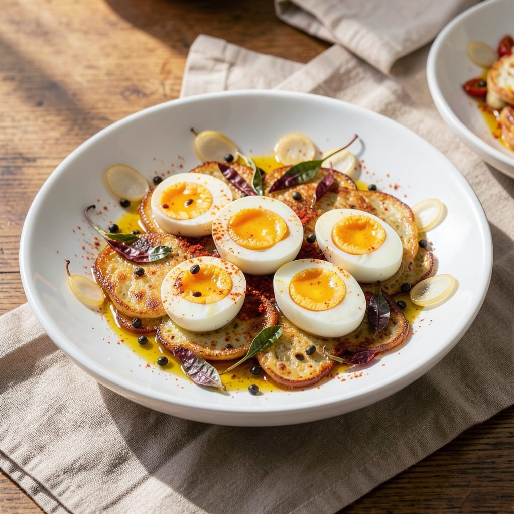 Boiled Egg Fry Recipe in Tamil: Spicy South Indian Crunch With Silky Egg Ribbons