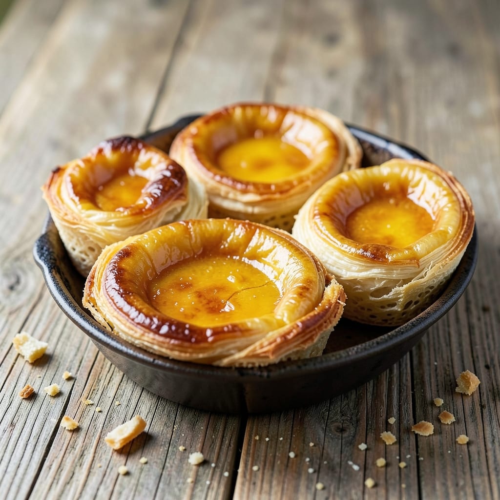 Classic Egg Tarts Recipe: Golden Crust, Silky Yolk Hearts