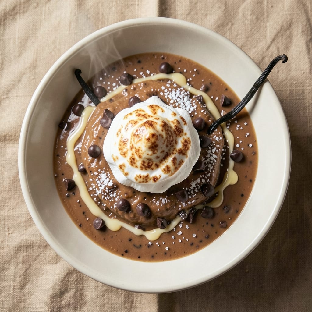 Breakfast Recipe With Egg and Chocolate: Decadent Cocoa Swirl in a Skillet