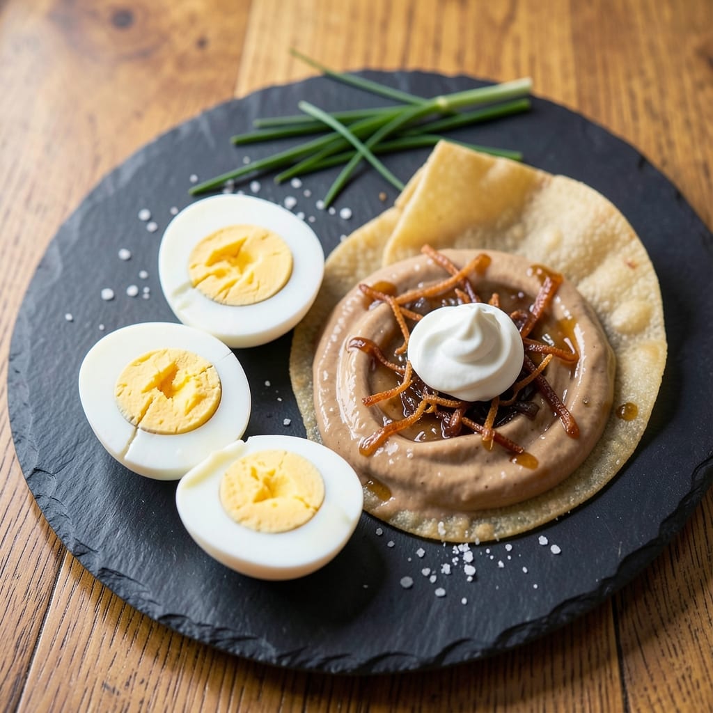 Deviled Egg Recipe with French Onion Dip: Crunchy Wonton Cups and Creamy Onion Dip Twist