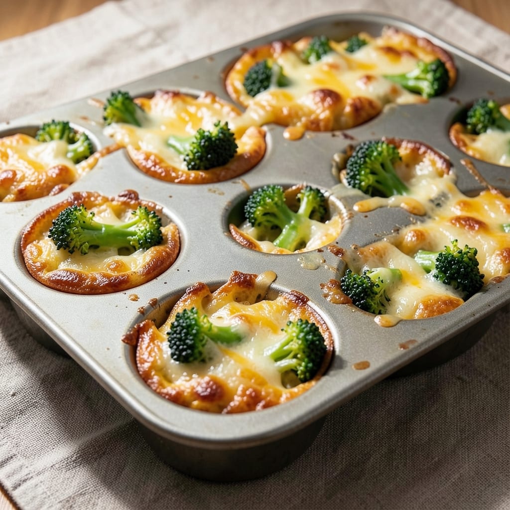 Broccoli Cheddar Egg Muffins Recipe: Savory Veggie-Packed Bites in 15 Minutes