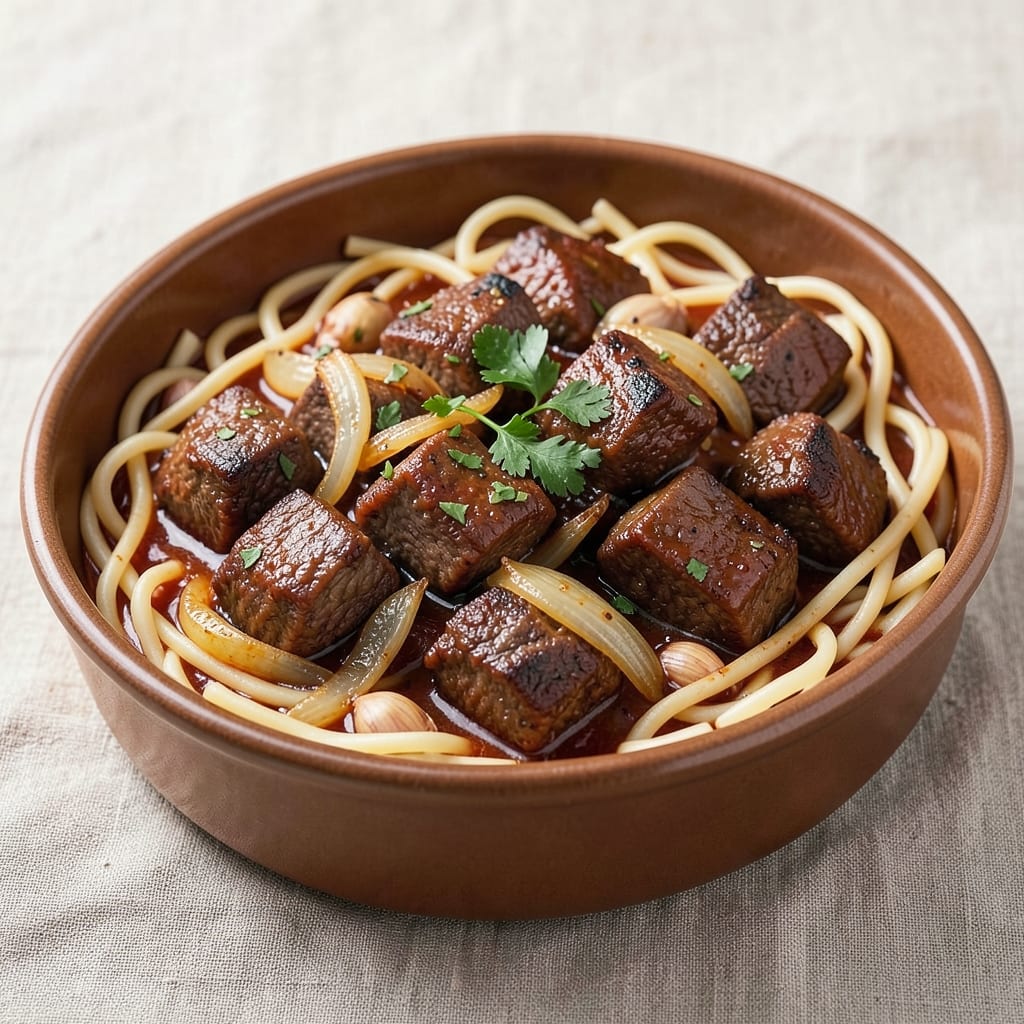 Beef Goulash Recipe with Egg Noodles: Hearty Hungarian Stew for Cozy Weeknights