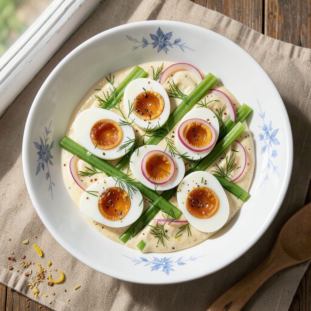 Ayesha's Egg Salad Recipe: Herb-Infused Creaminess With Crunchy Texture