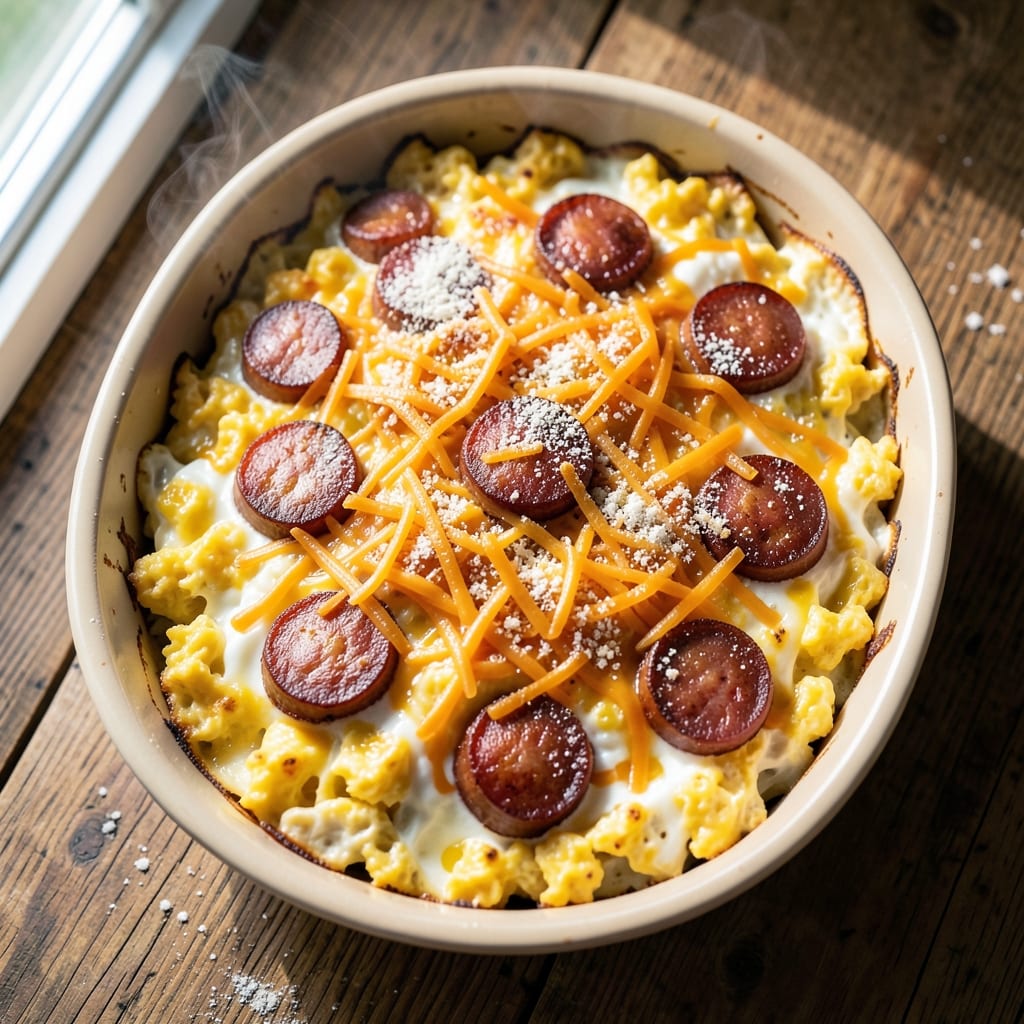 Baked Egg and Sausage Casserole Recipe: One-Pan Breakfast Brilliance