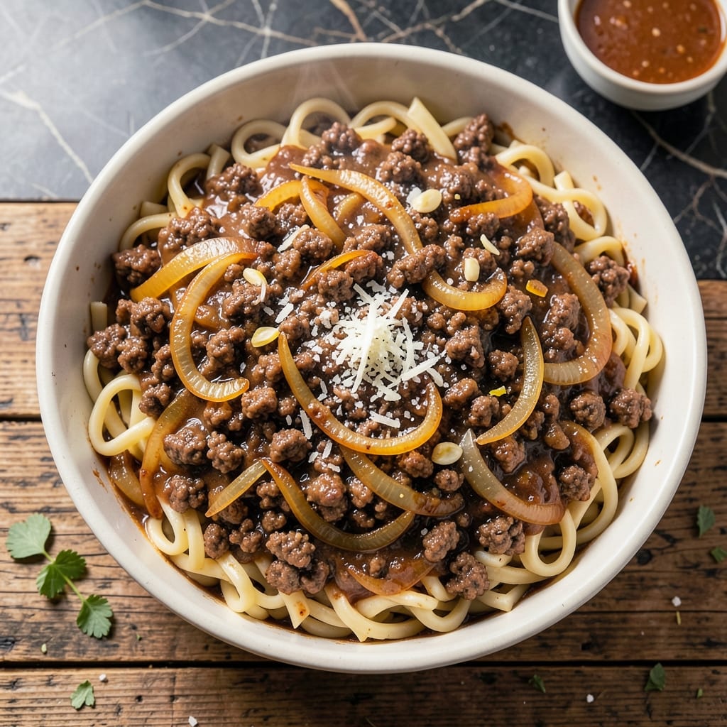 Beef and Egg Noodle Casserole Recipe: Savory Skillet Bake With Crispy Top