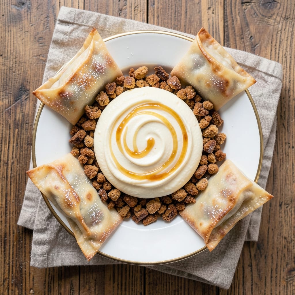 Biscoff Cheesecake Egg Rolls Recipe: Crispy Wonton Shells With Gooey Yolk-Cheese Fusion
