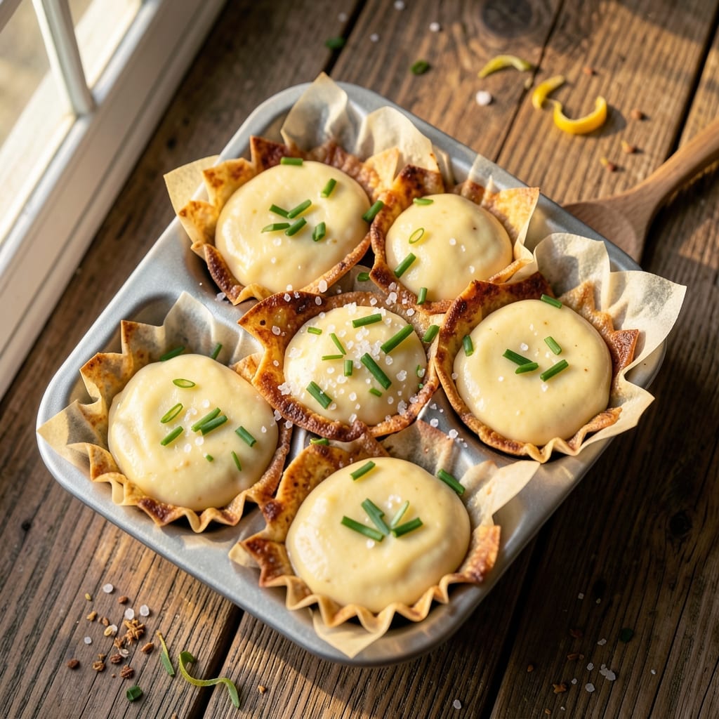Dash Egg Bite Maker Custard Recipe: Silky Scrambled Hearts in Crispy Wonton Cups
