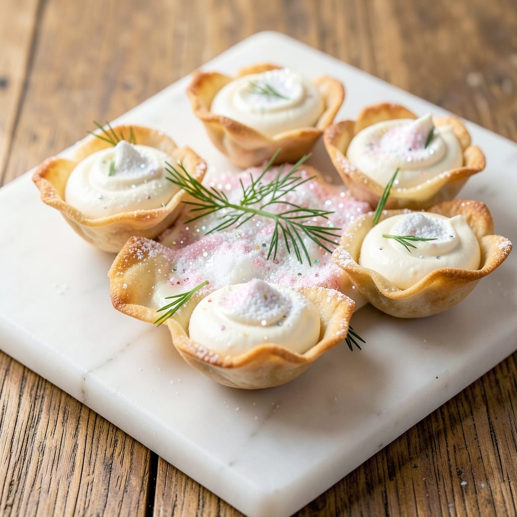 Cream Cheese Easter Eggs Recipe: Crispy Wonton Cups with Gooey Centers
