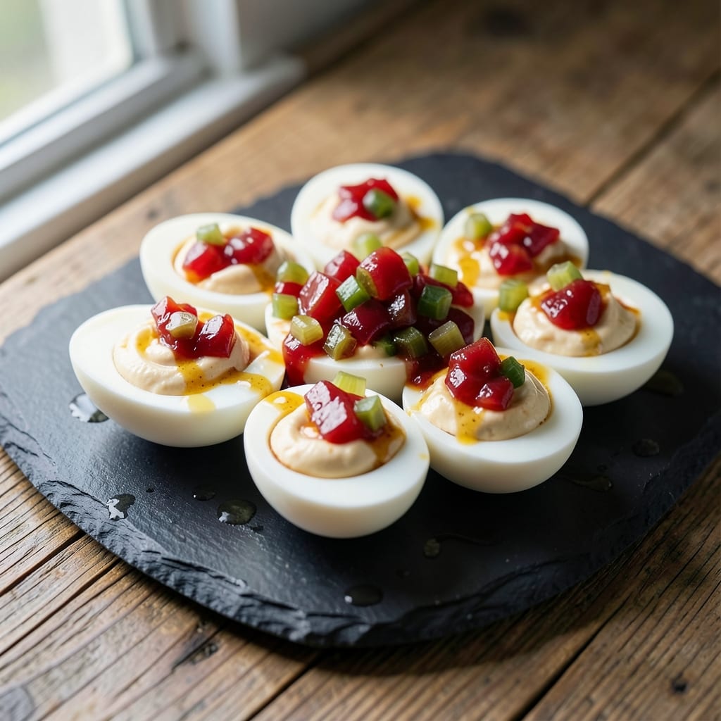Deviled Eggs With Relish Filling Recipe: Zesty Kick and Creamy Balance