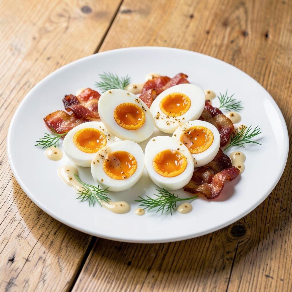Boiled Egg Recipe Dinner: Savory Herb Deviled Eggs With Crunchy Toppings