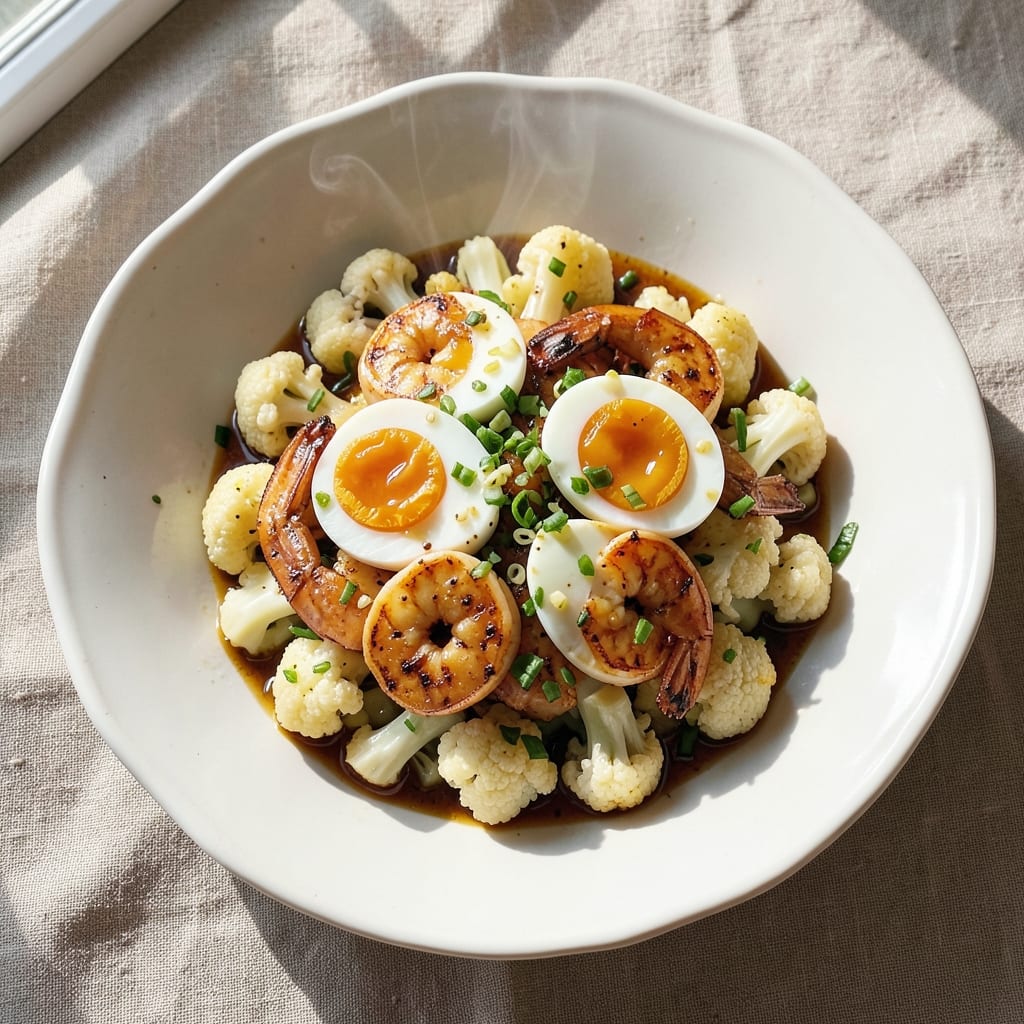 Cauliflower Shrimp Stir Fry Egg Recipe: One-Pan Protein-Packed Powerhouse
