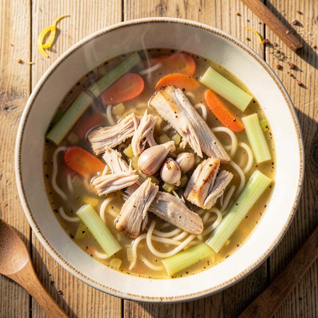 Slow Cooker Chicken Noodle Soup Recipe: Egg Noodles Absorb Flavor Like Magic
