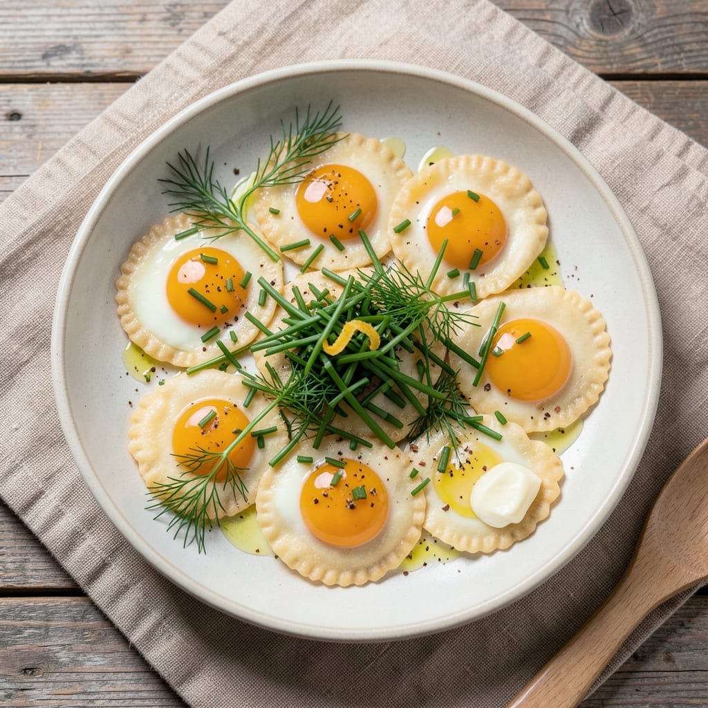 Broken Egg Recipe: Crispy Wonton Cups With Herbed Scrambled Hearts