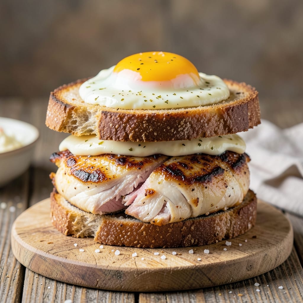 Chicken Egg Mayo Sandwich Recipe: Crunchy Toasted Layers With Creamy Yolk Magic