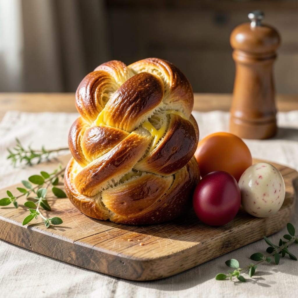 Braided Easter Egg Bread Recipe: Buttery Swirls and Golden Glaze Magic