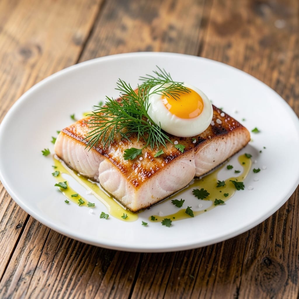 Cod and Poached Eggs Recipe: Crispy Pan-Seared Fish with Silky Yolk Rivers