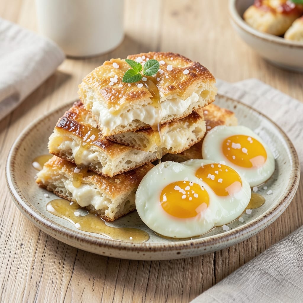 Cottage Cheese Egg Biscuit Recipe: Fluffy Clouds With Runny Yolk Magic