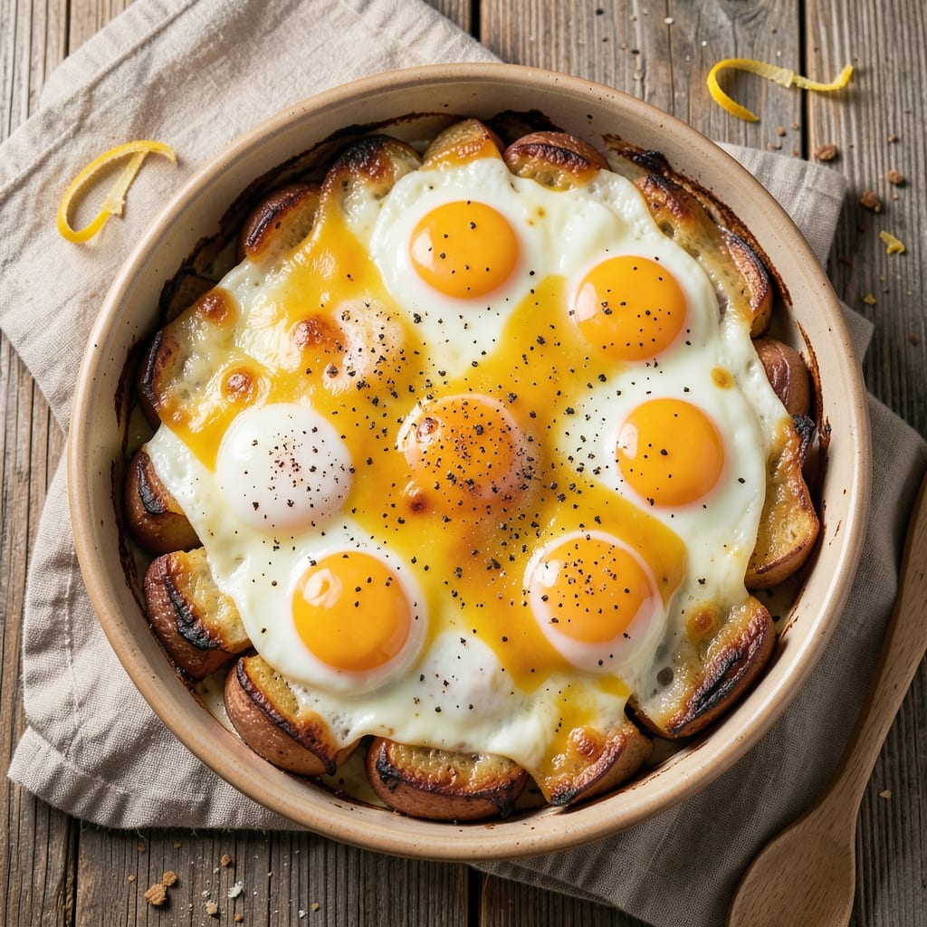 Denver Egg Bake Recipe: Cheesy Potato Crust With Runny Yolk Magic