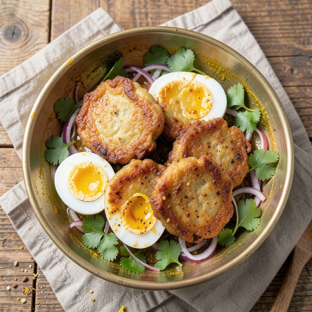 Boiled Egg Pakora Recipe: Crispy Spiced Shells With Silky Centers