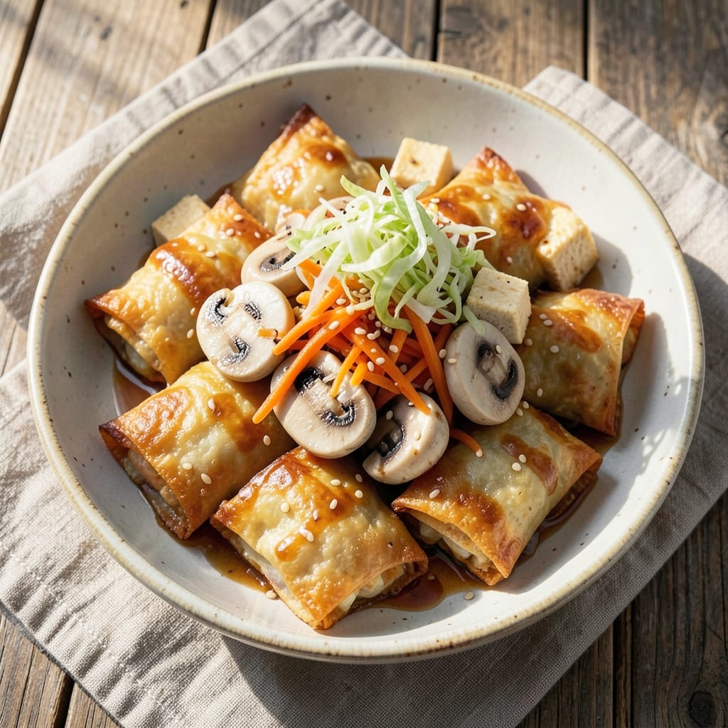 Best Homemade Vegetable Egg Rolls Recipe: Crispy Wonton Cups With Fresh Veggie Filling