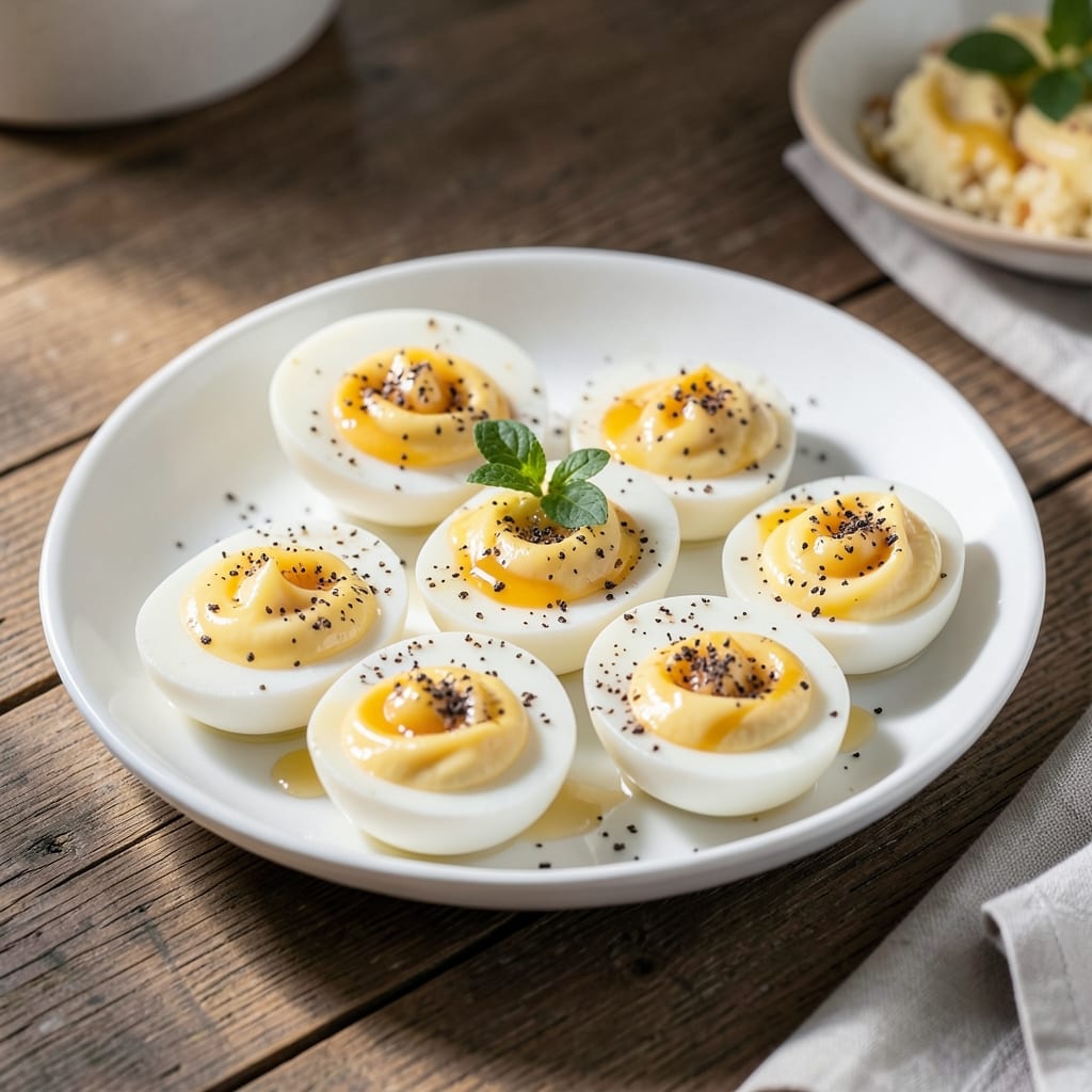 Deviled Eggs Recipe With Miracle Whip And Vinegar: Bright Tang and Creamy Yolk Magic
