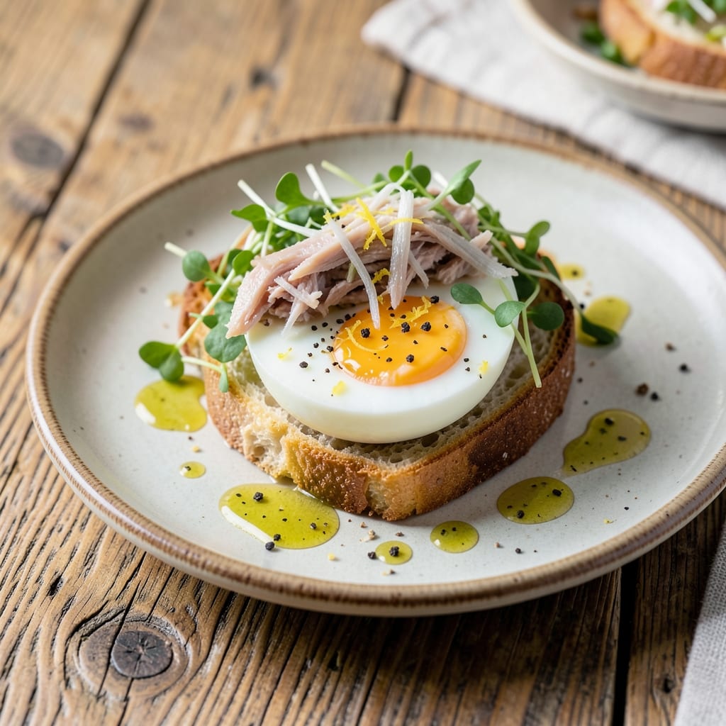 Boiled Eggs and Tuna Recipe: Crunchy Crackers Meet Silky Protein Bites